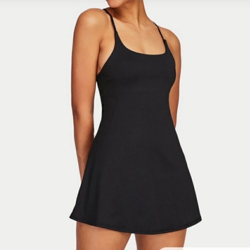 Halara Everyday Cloudful® 2-in-1 Flare Activity Dress-Wannabe. NWT